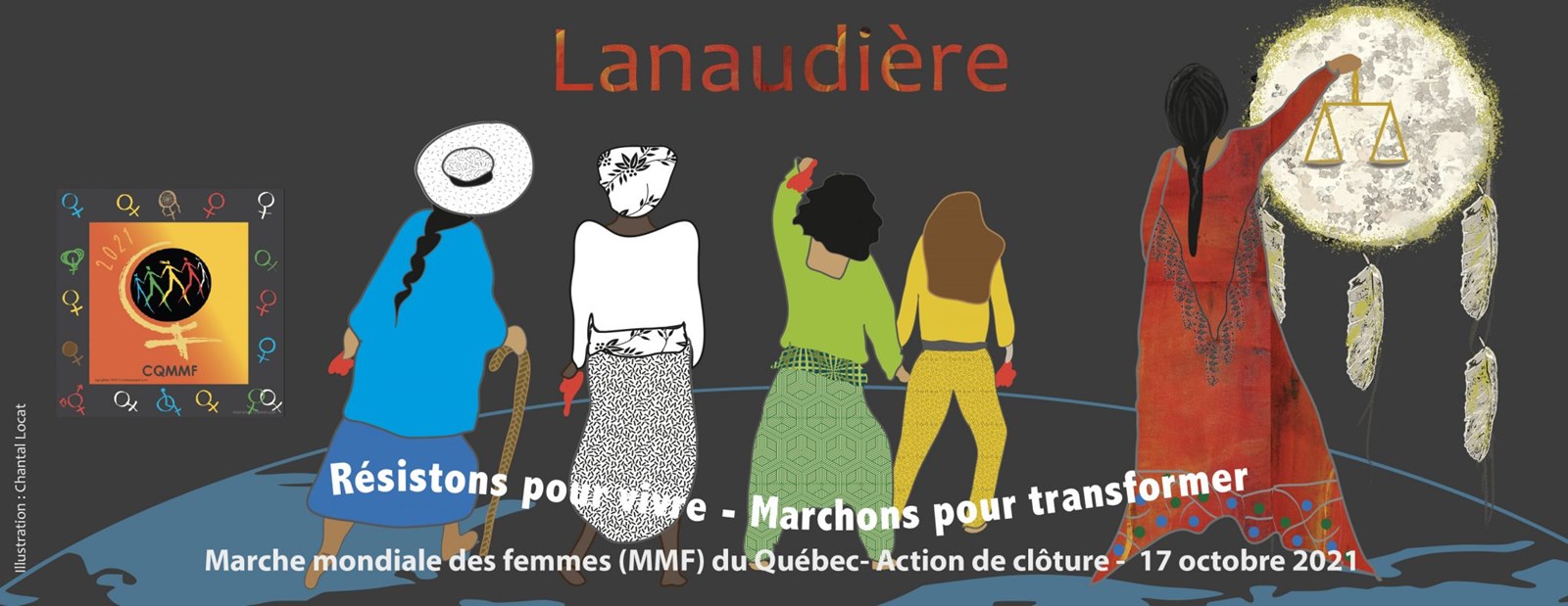 Marche mondiale des femmes à Joliette 