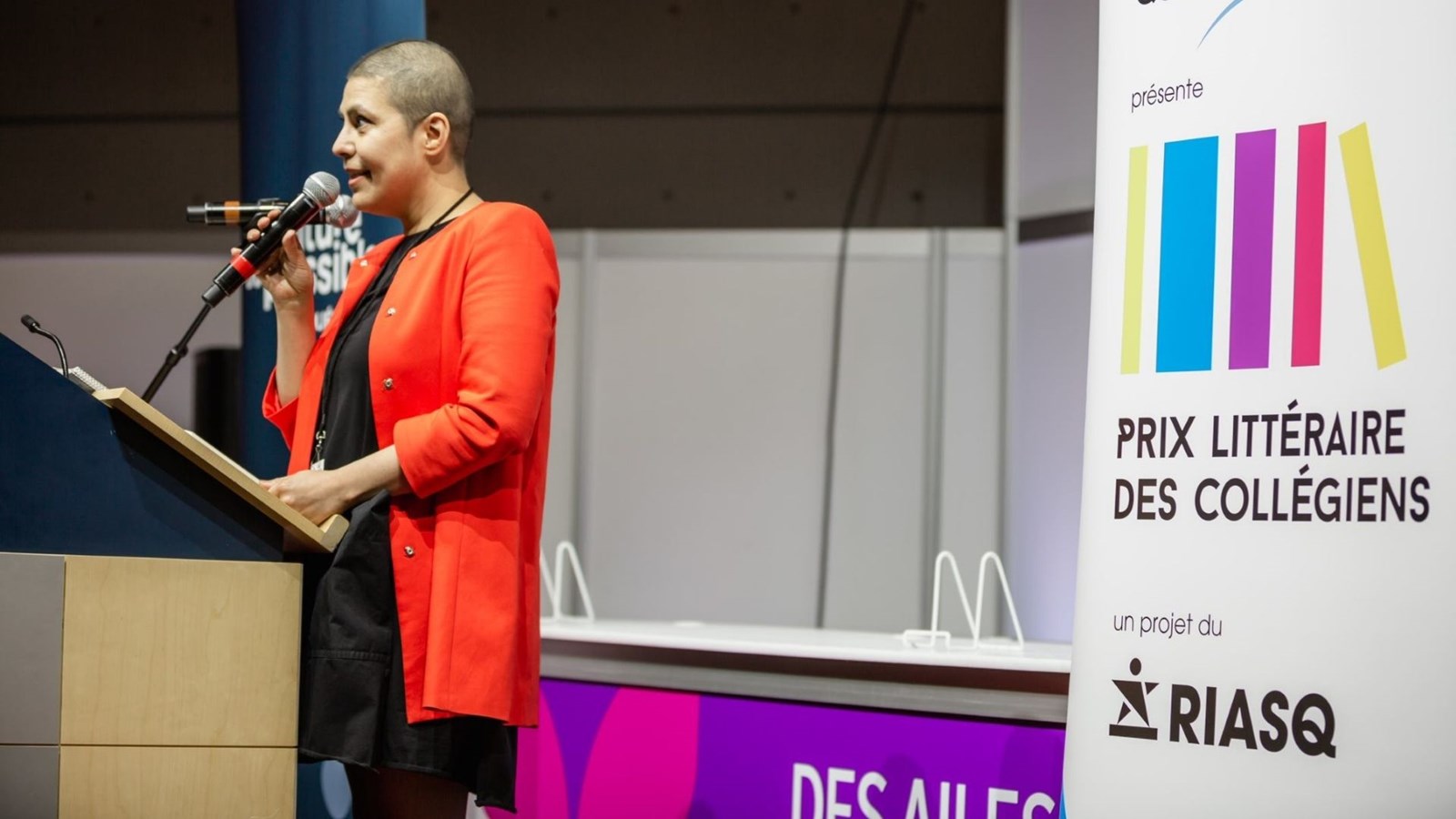 Remise de prix à Caroline Dawson