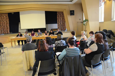 Le Syndicat des employés de bureau du Centre de santé et services sociaux de Trois-Rivières a tenu une première rencontre d information le 20 mars.  GUILLAUME JACOB/L'ÉCHO DE TROIS-RIVIÈRES/AGENCE QMI