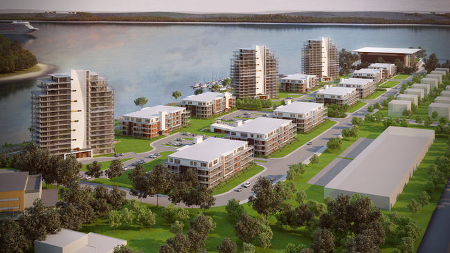 Les travaux pour la construction du premier immeuble du projet de l’Adresse sur le fleuve devraient commencer bientôt.