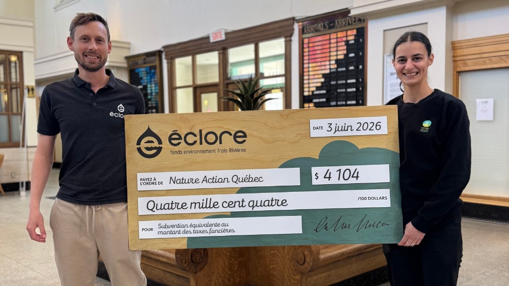 Éclore fonds environnement Trois-Rivières: 183 489 $ investis dans des projets durables
