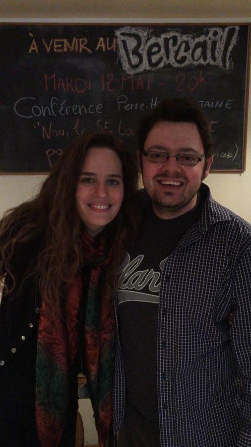 La très sympathique Lola Dargenti en compagnie du rédacteur en chef du GoRimouski.com, Frédéric Savard. Un moment d'entrevue fort agréable!