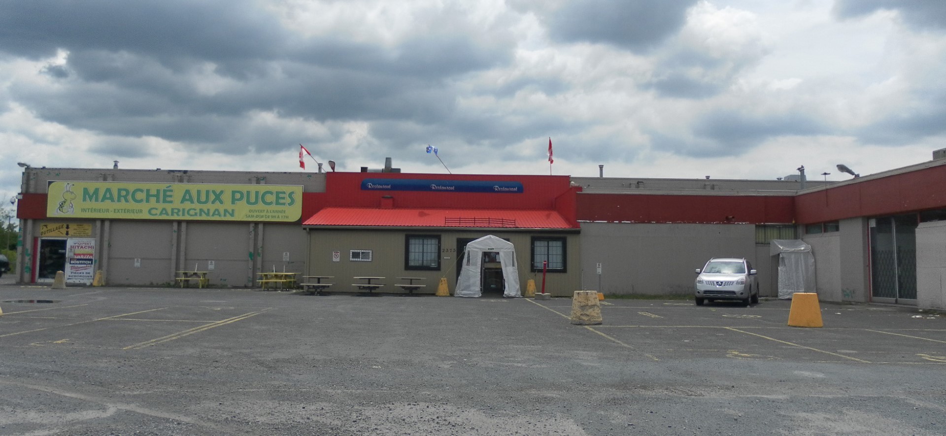 Le Marché aux puces de Carignan était en opération depuis quelques décennies.