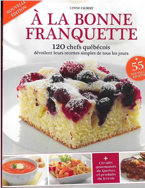 En tout, 120 chefs québécois, dont plusieurs de la Montérégie, ont participé à la rédaction de ce livre.