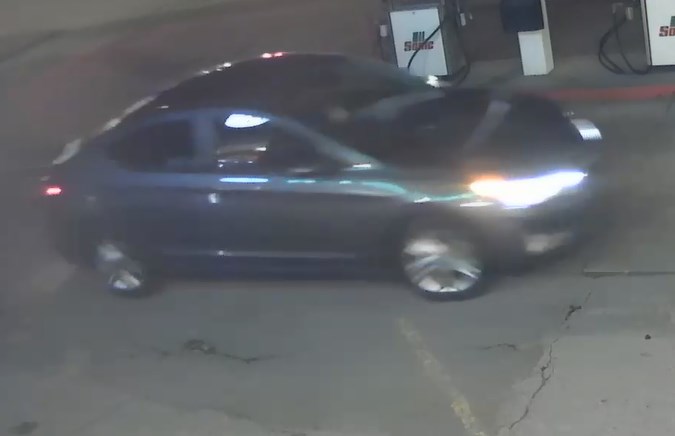 Le véhicule de la suspecte.