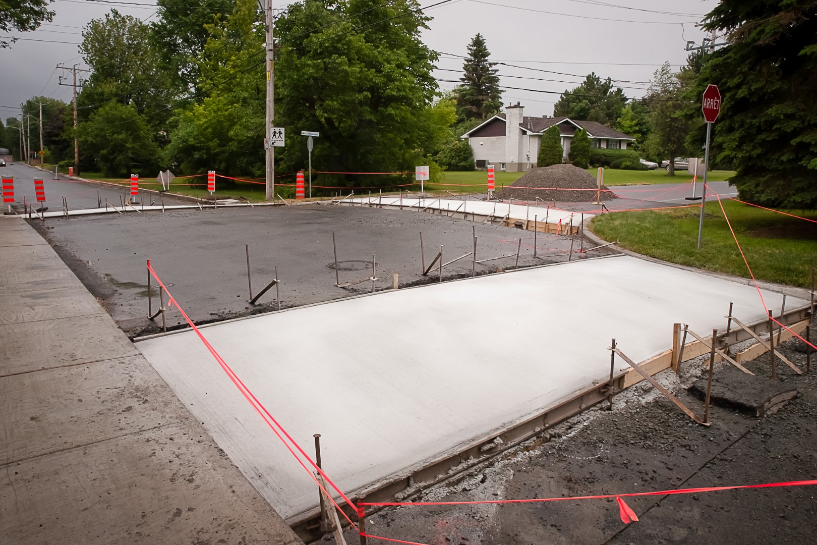 Les travaux de la montée des Trente coûteront 7,2 millions $. (Photo : Patrick Maher)