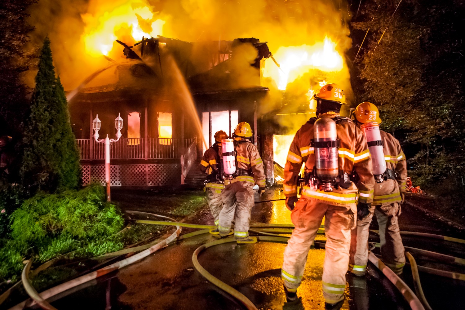 L'incendie s'est généralisé en seulement quelques minutes.