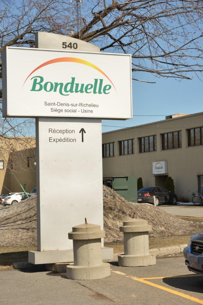 Les employés de l’usine Bonduelle, à Saint-Denis-sur-Richelieu, ont pu regagner leur lieu de travail en début d’après-midi.
