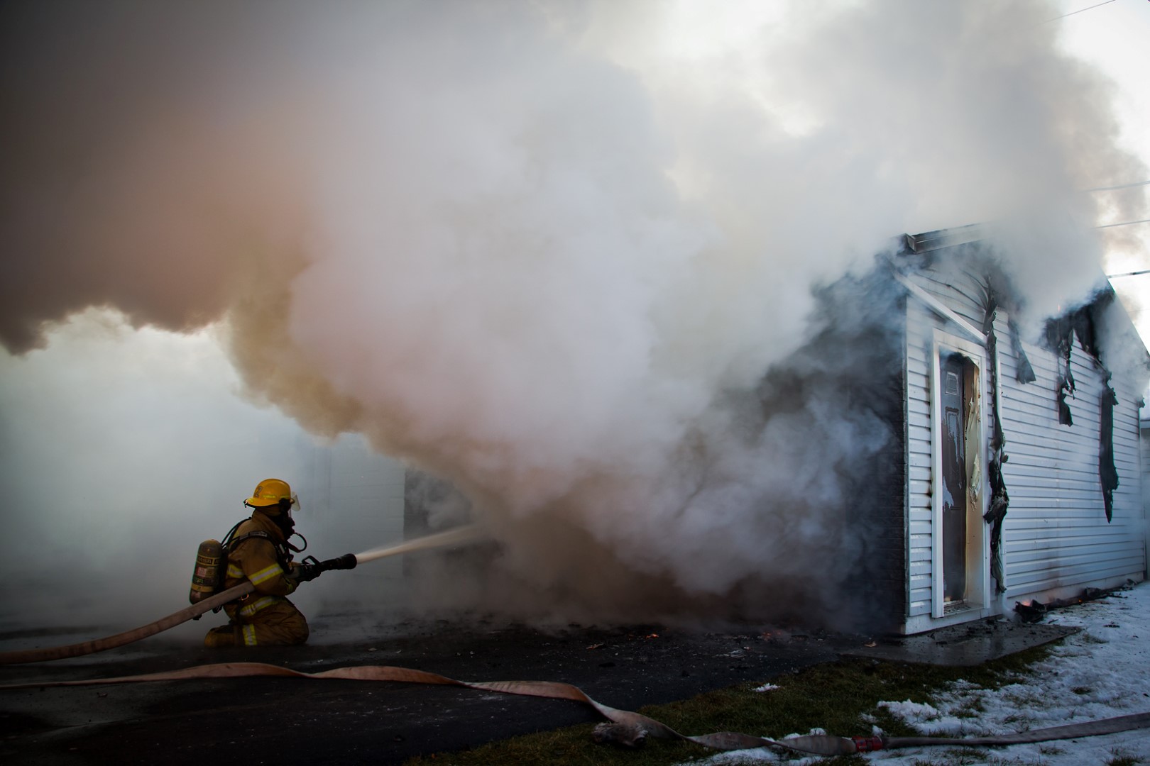 « À première vue, l’incident semble accidentel », précise l’agent Robert Cartier de la Sûreté du Québec à propos de l’incendie du 1017 rue De L’Église.