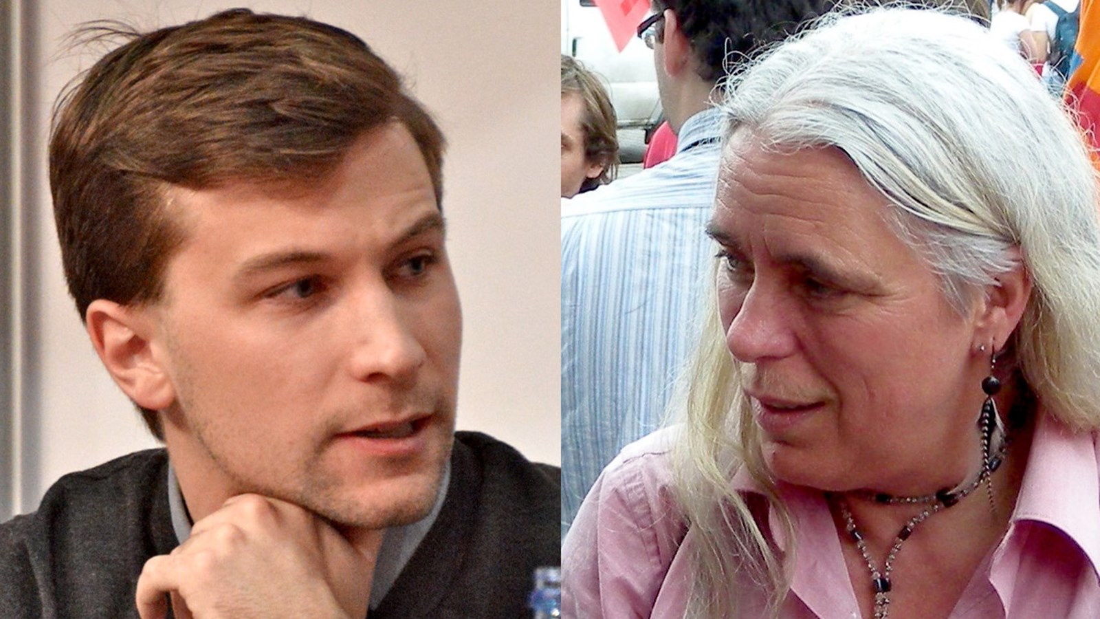 Les co porte-parole de QS, Gabriel Nadeau-Dubois et Manon Massé.
