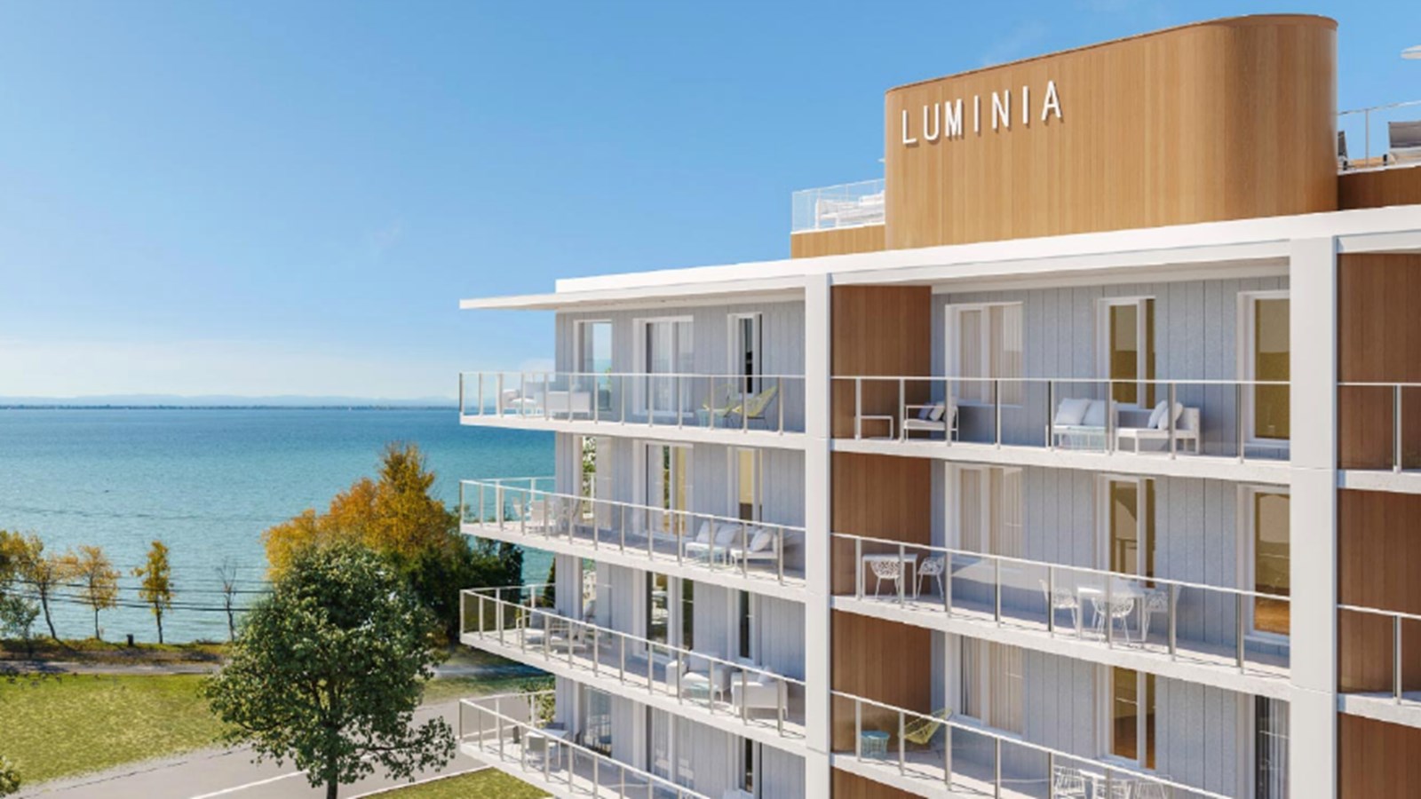 Chaque appartement comprendra des comptoirs en quartz, l’air climatisé, des électroménagers et un très grand balcon. Ceux situés au dernier étage, soit à celui des penthouses, mesureront jusqu’à 40 pieds de long par six pieds de large