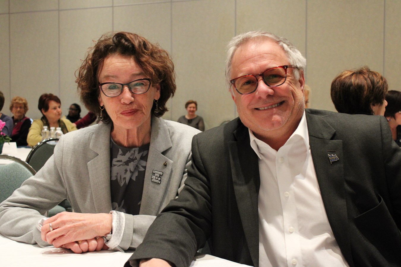 Louise Chabot et Luc Désilets.