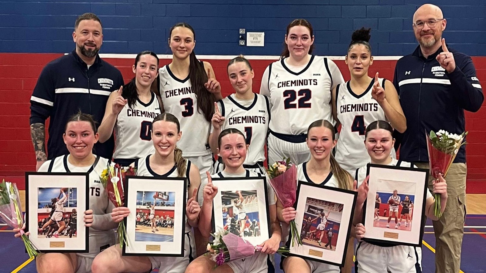 Une saison parfaite pour l’équipe féminine de basketball des Cheminots