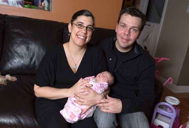 &lt;p&gt;Annik Boisclair a donné la vie a sa petite Marianne dans la voiture en direction de l'hôpital Cité de la Santé de Laval, le mercredi 26 décembre 2012. Sur la photo, Annik Boisclair et son conjoint David Pelletier avec leur fille Marianne, le vendredi 28 décembre 2012.&lt;/p&gt;&lt;p&gt;GHYSLAIN LAVOIE/JOURNAL DE MONTRÉAL /AGENCE QMI