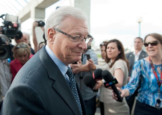 L'ex-maire de Laval Gilles Vaillancourt, arrêté par l'UPAC en mai dernier, est revenu en cour mardi matin au palais de justice de Laval.