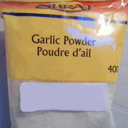 De la poudre d'ail de marque Suraj, distribuée à l'échelle nationale par Loblaw Companies Limited, pourrait être contaminée par la bactérie Salmonella, a fait savoir l'ACIA.