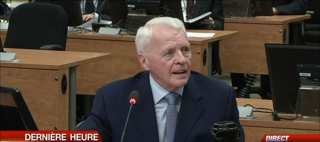 <p>L’ancien organisateur politique et employé de la firme Roche, Gilles Cloutier, à la barre de la commission Charbonneau, le mardi 30 avril 2013.</p><p>CAPTURE D'ÉCRAN/TVA NOUVELLES/AGENCE QMI