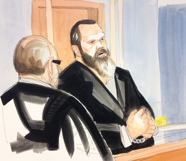 <p>La défense a décidé de faire entendre son client, Éric Daudelin, accusé du meurtre prémédité de la petite Joleil Campeau, au palais de justice de Laval devant un jury et la juge de la Cour supérieure Sophie Bourque, ce jeudi 20 mars 2014.</p><p>DELF BERG/AGENCE QMI