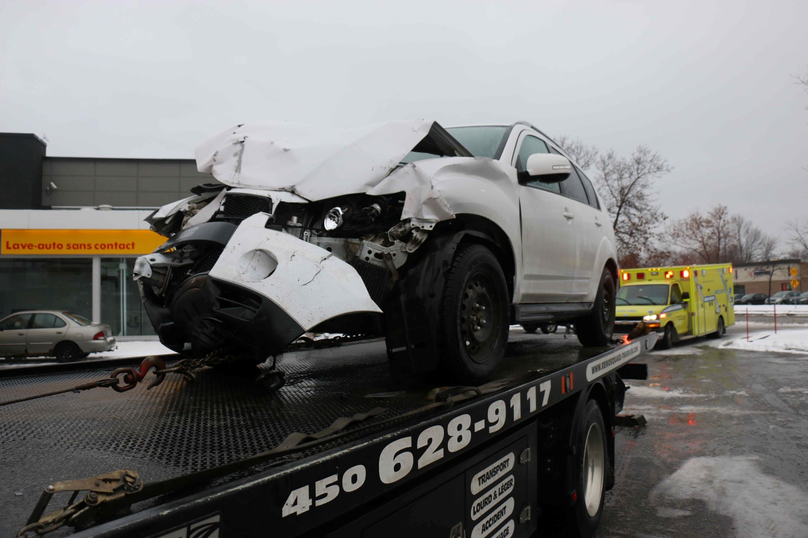 La Sûreté du Québec souhaite une réduction des collisions.