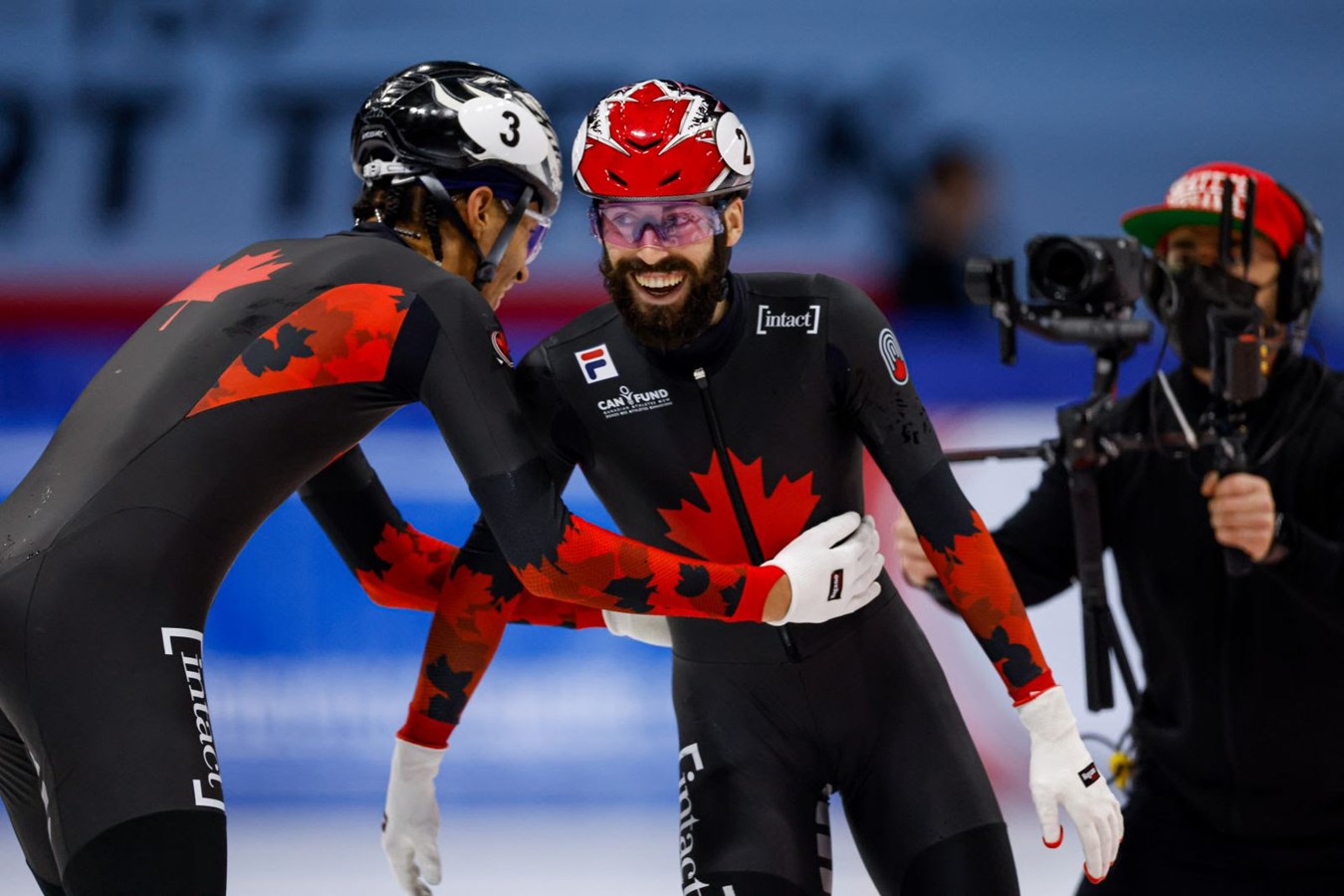 Une médaille d'argent pour le patineur lavallois Steven Dubois 