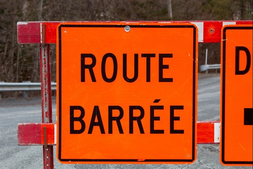 Fermeture d'une section de la route 335 dès ce soir