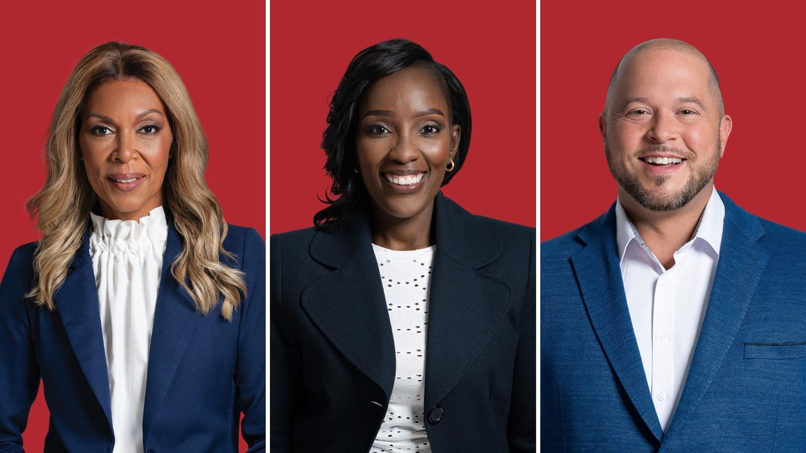 Anick Brunet pour Duvernay, Annick Senghor pour Saint-Vincent-de-Paul et Francis Létourneau pour Saint-François.