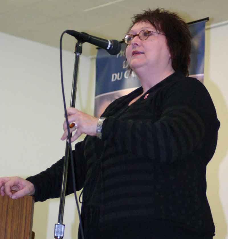 Francine Ruel invite les gens à profiter de la vie