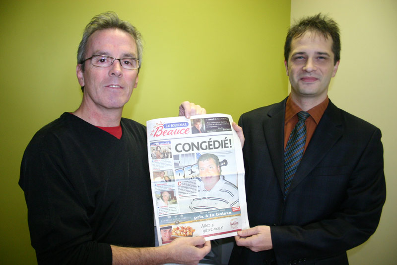 Le Journal de Beauce publie son premier exemplaire