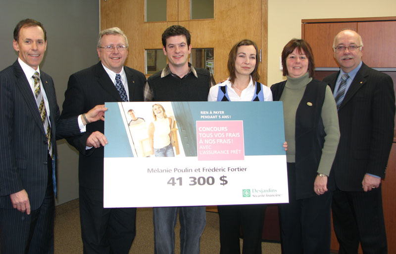 Un jeune couple de Saint-Georges gagnant provincial Desjardins