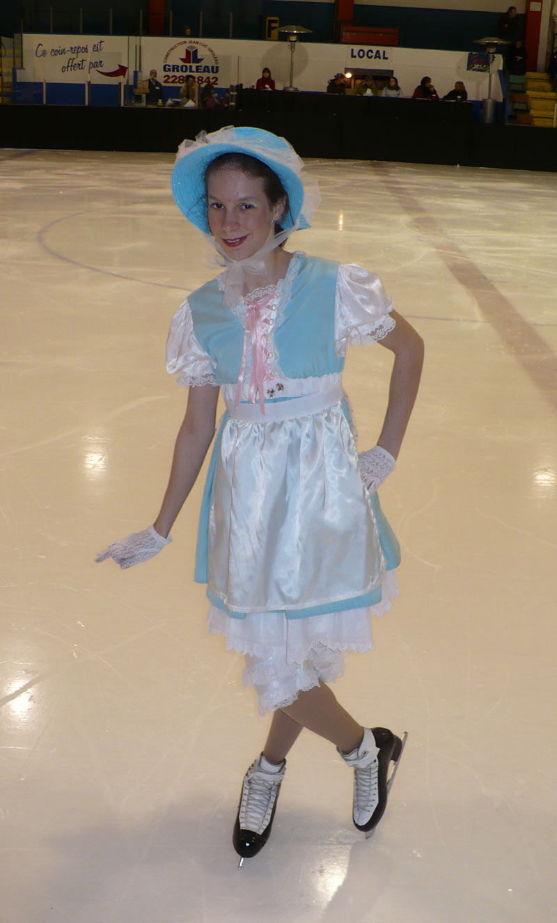 Grâce sur patin à l’occasion de la compétition Interclub Chaudière-Appalaches