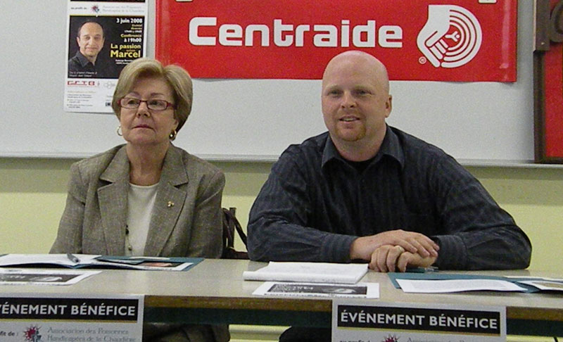 Marcel Leboeuf appuiera l’Association des personnes handicapées de la Chaudière