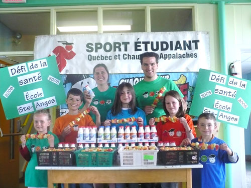 L’École Saints-Anges relève le Défi « Moi j’croque »