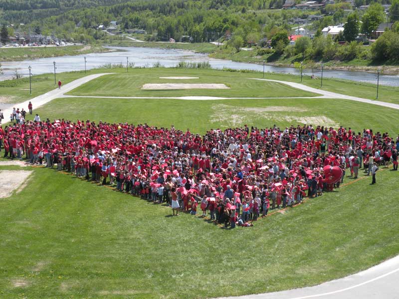 La jeunesse forme le cœur de Beauceville