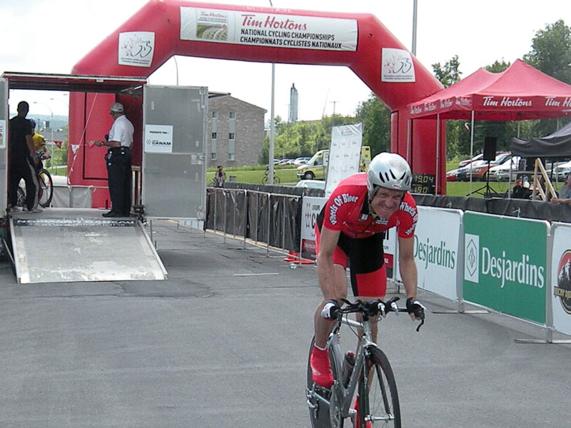 Les Championnats cyclistes canadiens sont en cours à Saint-Georges