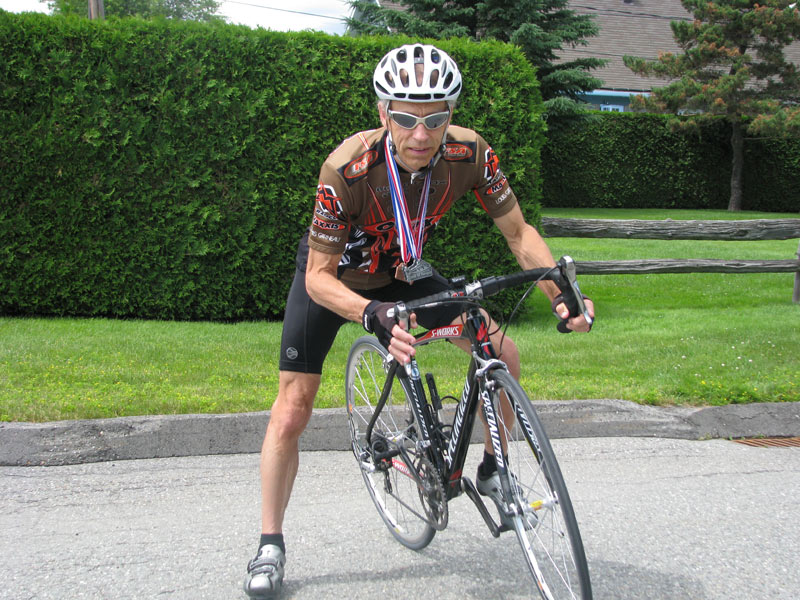 Tout un exploit pour un cycliste de la région