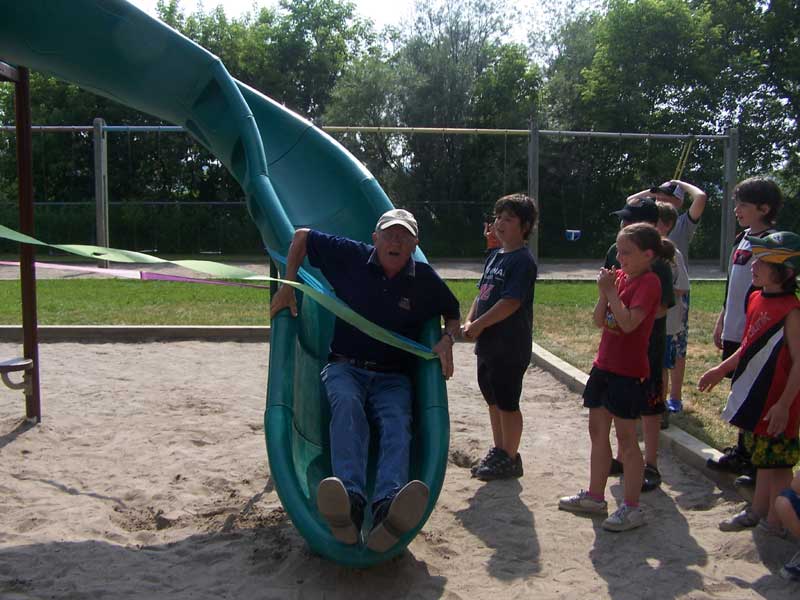 Nouvelle structure de jeux au parc de Saint-Joseph
