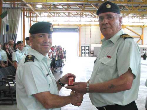 Déjà 22 années de services pour le lieutenant-colonel Nolin Paquet