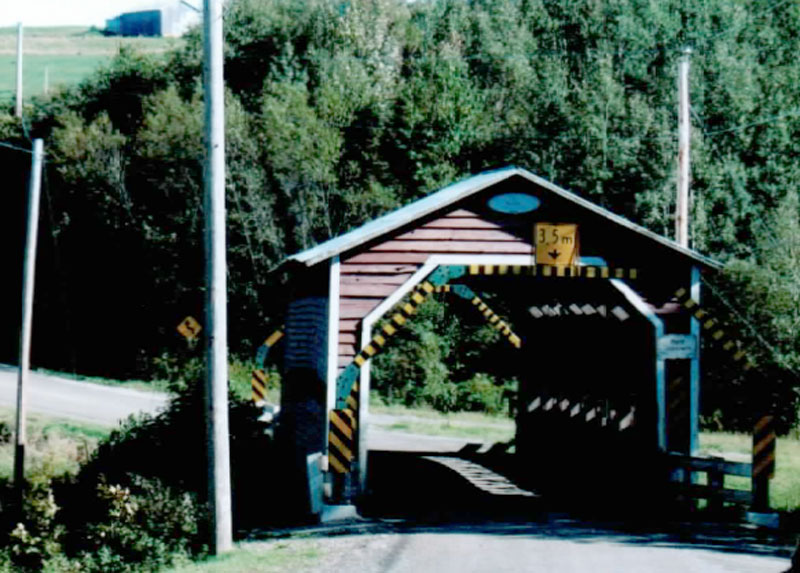 Le Pont couvert Bolduc de Sainte-Clotilde compromet la sécurité de la population