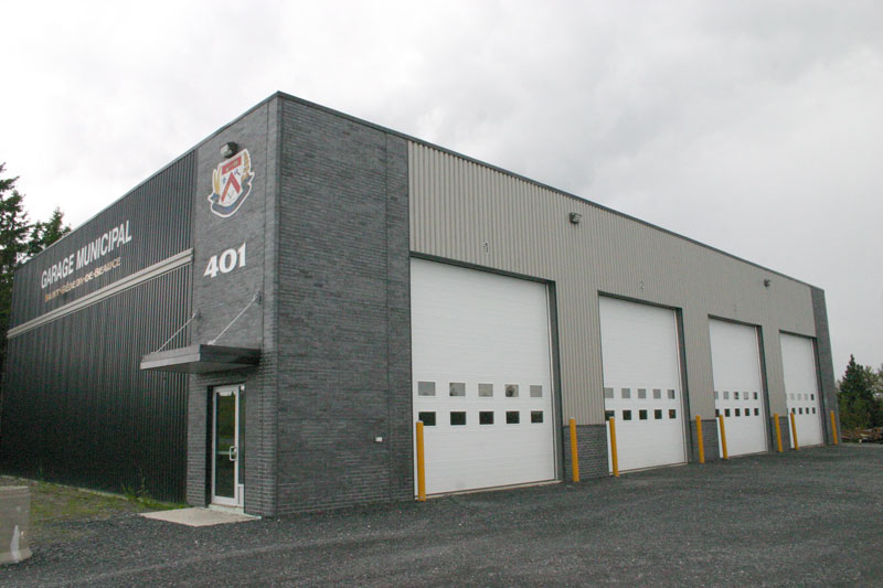 Un garage municipal à haute efficacité énergétique à Saint-Gédéon