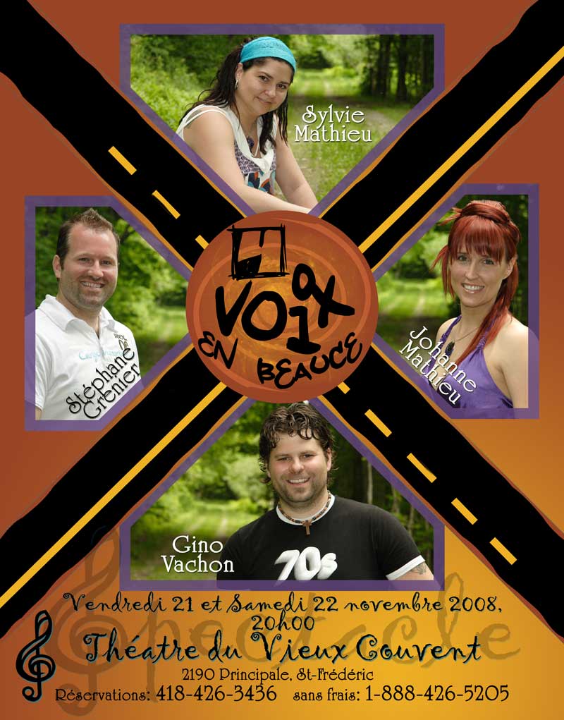 « 4 voix en Beauce » se donne en spectacle à Saint-Frédéric