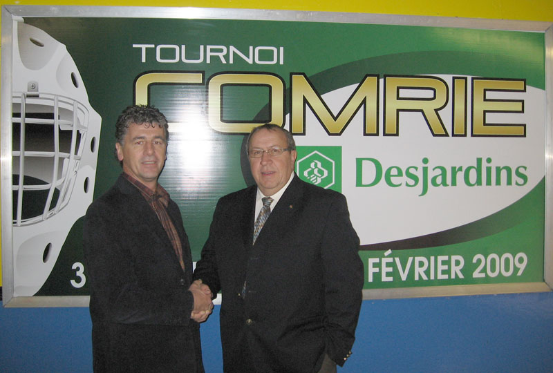Desjardins est le nouveau partenaire du Tournoi Comrie