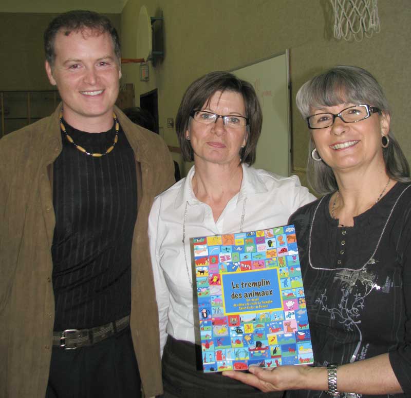 Un livre pour les élèves de l'École le Tremplin de Saint-Victor