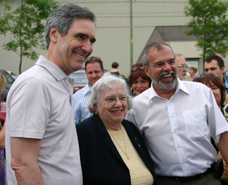 Ignatieff reçoit un chaleureux accueil en Beauce