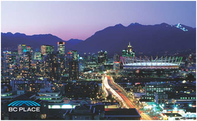 Un  contrat de plus de 100 M$ pour la construction du toit du stade BC Place à Vancouver
