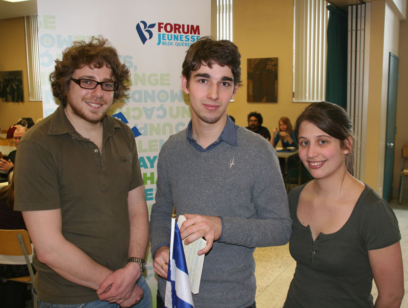 Le Bloc Québécois en tournée de séduction au Cégep