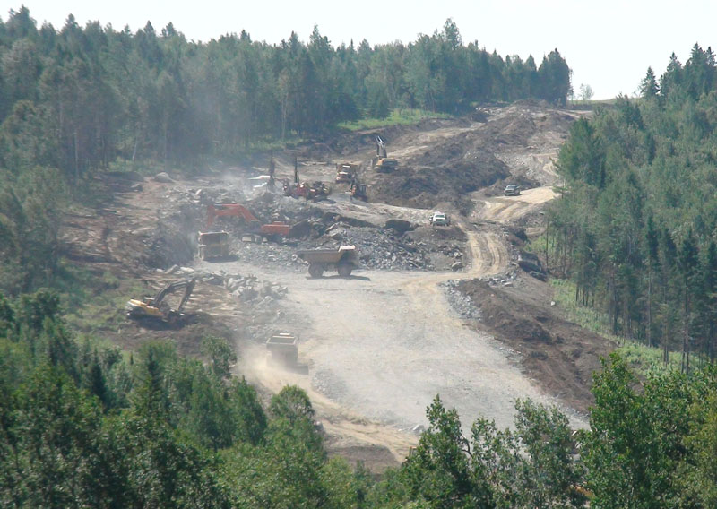 Les travaux sur la route 204 et l'autoroute 73 progressent à Saint-Georges