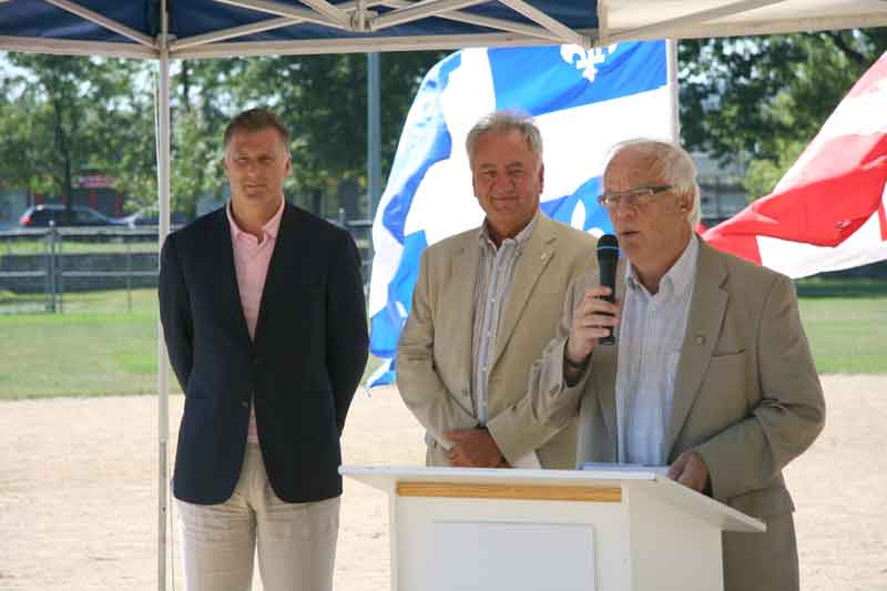 Saint-Georges lance ses travaux au terrain de baseball