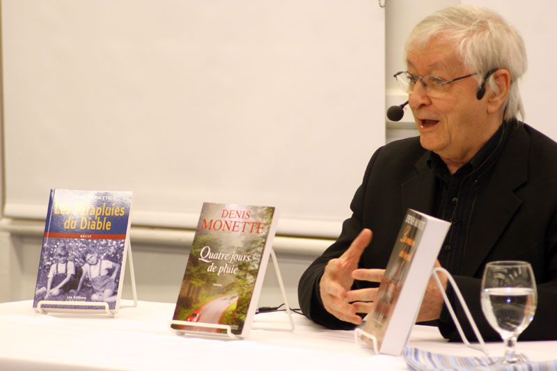 Denis Monette touche les gens par sa plume et ses mots