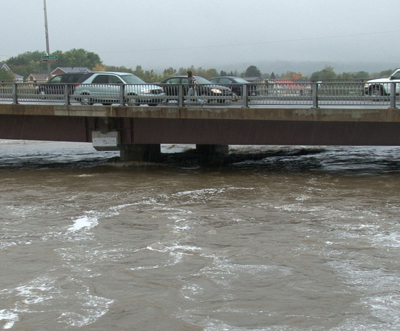 La rivière Chaudière se fait menaçante à Saint-Georges