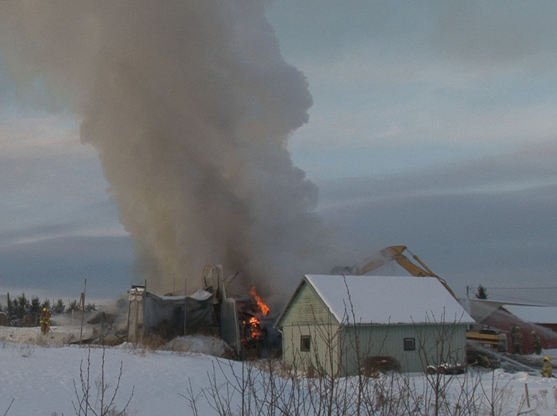 Buck Expert perd des animaux dans un incendie à Saint-Benjamin